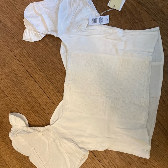 Wilfred White Novella Shortsleeve Blouse - Picture 5 of 6